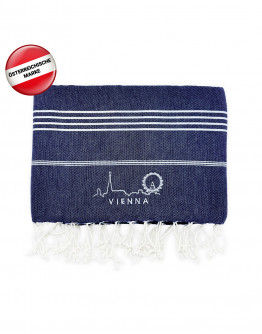 Vienna Edition: Bio-Hamamtuch Navy