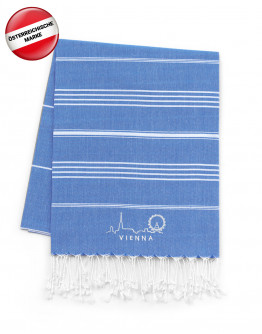 Vienna Edition: Bio-Hamamtuch Sky Blue