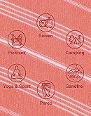 Hamamtuch badetuch strandtuch reisehandtuch saunatuch traveltowel beachtowel towel lestoff color