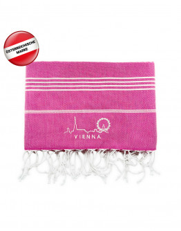 Vienna Edition: Bio-Hamamtuch Pink