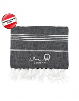Vienna Edition: Bio-Hamamtuch Anthracite