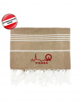 Vienna Edition: Bio-Hamamtuch Beige