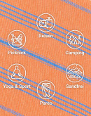 Hamamtuch badetuch strandtuch reisehandtuch saunatuch traveltowel beachtowel towel lestoff color