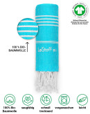 Hamamtuch badetuch strandtuch reisehandtuch saunatuch traveltowel beachtowel towel lestoff color