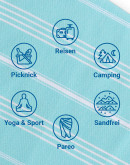 Hamamtuch badetuch strandtuch reisehandtuch saunatuch traveltowel beachtowel towel lestoff color