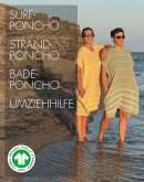 Poncho badeponcho strandponcho surfponcho lestoff color