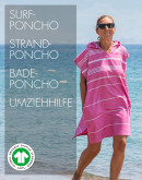 Poncho badeponcho strandponcho surfponcho lestoff color