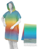 Poncho badeponcho strandponcho surfponcho lestoff color